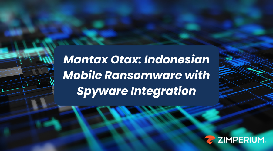 Original publication preview: Mantax Otax combines mobile surveillance with conditional encryption